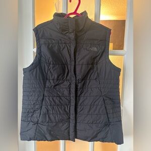 The North Face Black Quilted Vest